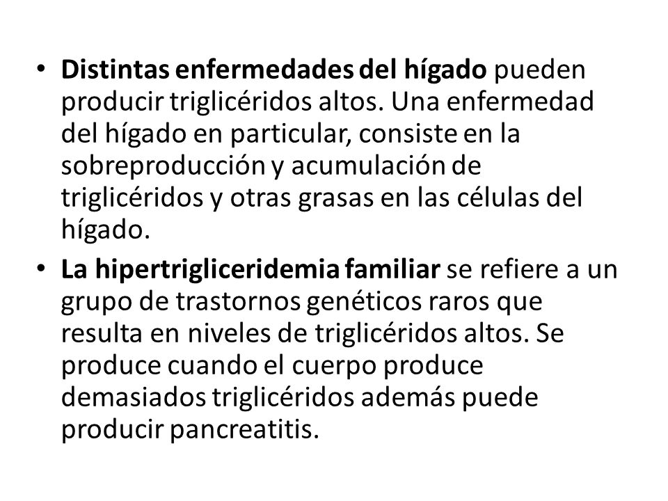 que enfermedades ocasionan los trigliceridos altos que enfermedades ocasionan los trigliceridos altos